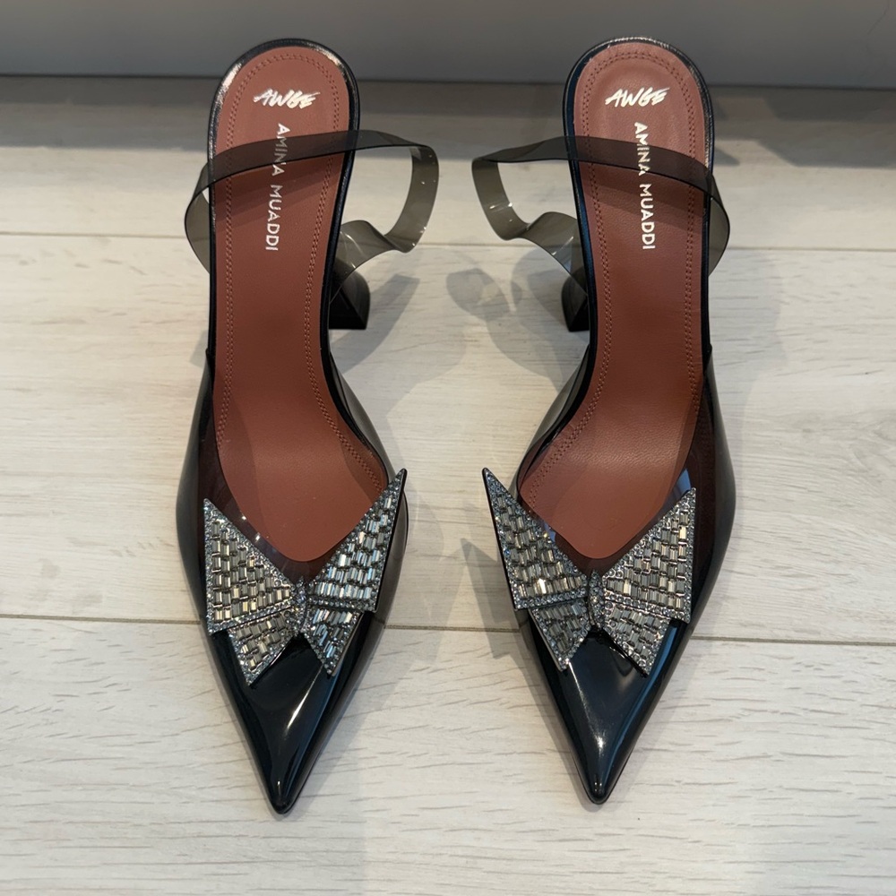 BRAND NEW Amina Muaddi x AWGE
Size 7.5
As is.
